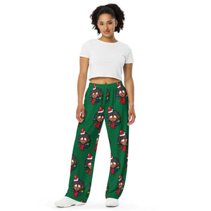 The Only Child 1983 Xmas 22' All-over print unisex wide-leg pants