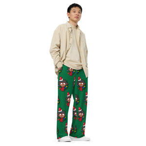The Only Child 1983 Xmas 22' All-over print unisex wide-leg pants