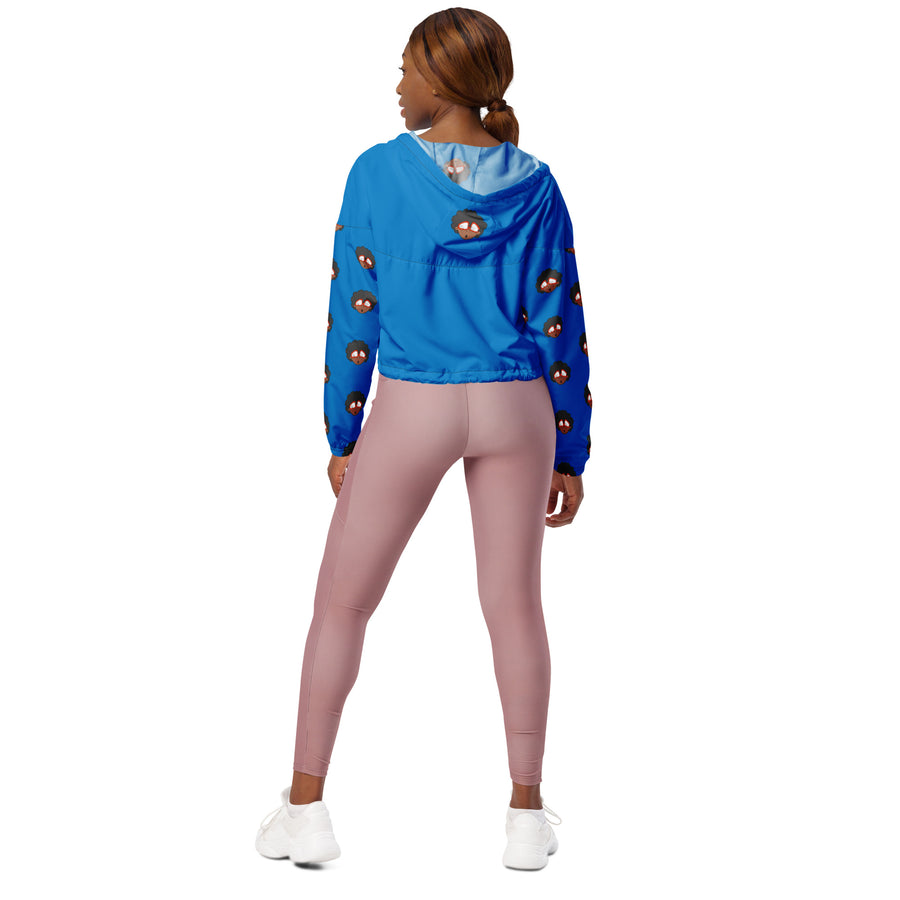 The Only Child 1983 Monogram Sleeve Women’s cropped windbreaker
