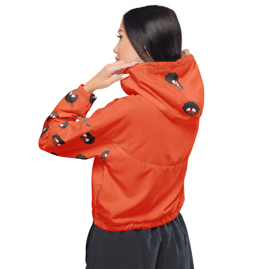 The Only Child 1983 Monogram Sleeve Women’s cropped windbreaker