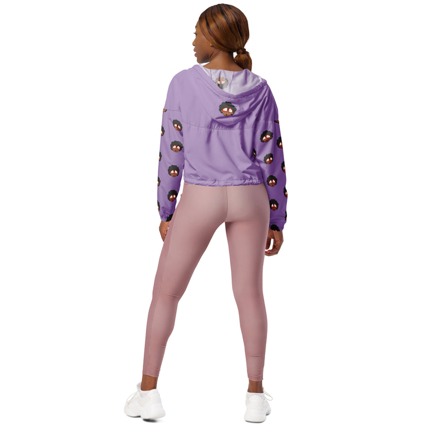 The Only Child 1983 Monogram Sleeve Women’s cropped windbreaker