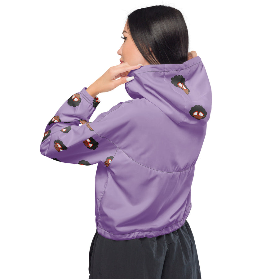 The Only Child 1983 Monogram Sleeve Women’s cropped windbreaker