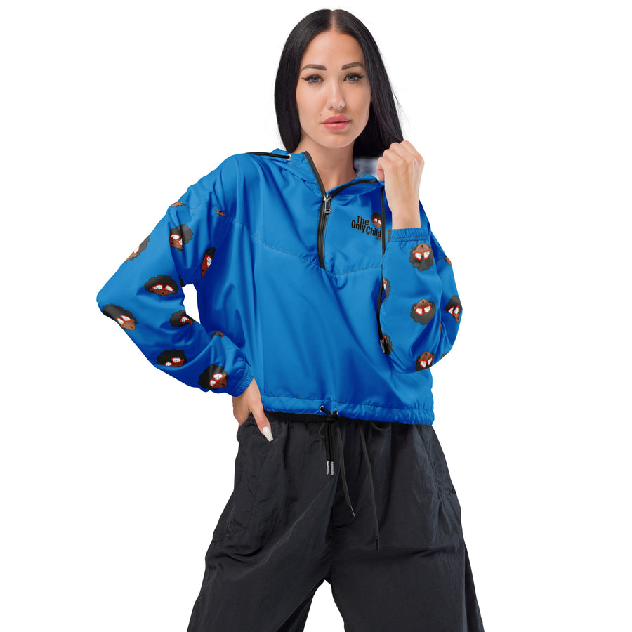 The Only Child 1983 Monogram Sleeve Women’s cropped windbreaker