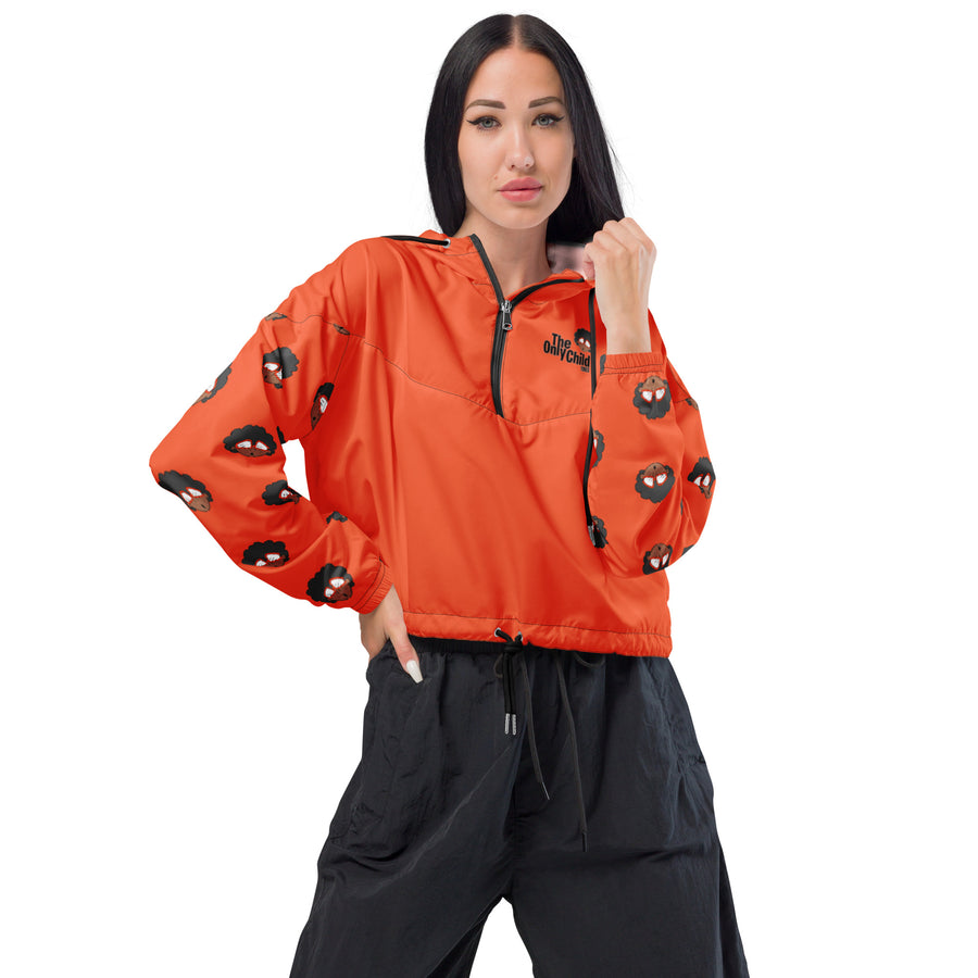 The Only Child 1983 Monogram Sleeve Women’s cropped windbreaker