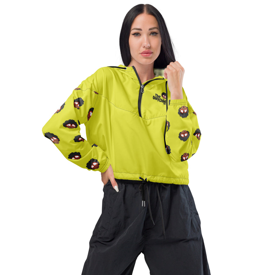 The Only Child 1983 Monogram Sleeve Women’s cropped windbreaker