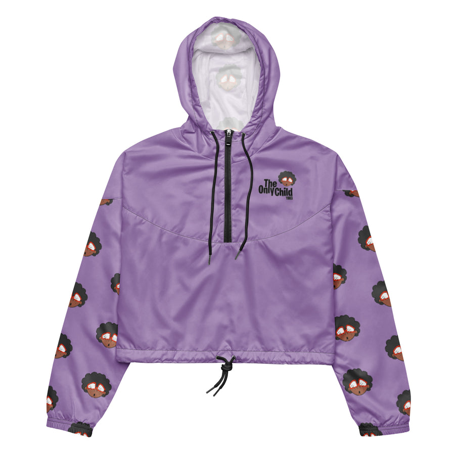 The Only Child 1983 Monogram Sleeve Women’s cropped windbreaker