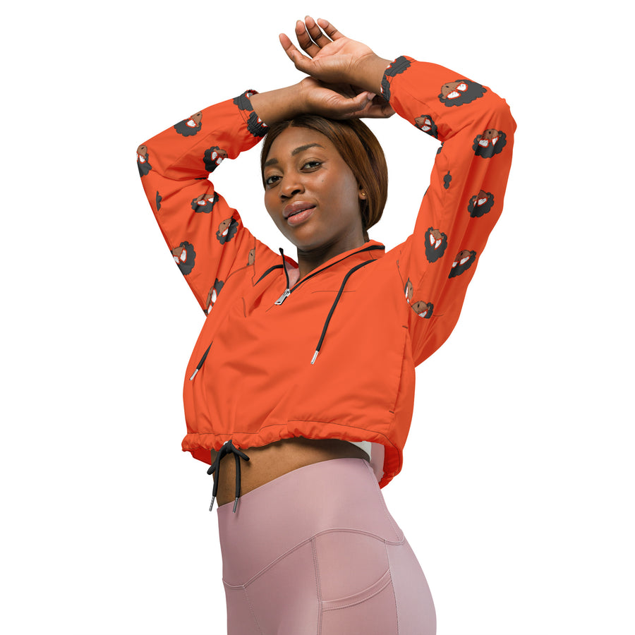The Only Child 1983 Monogram Sleeve Women’s cropped windbreaker