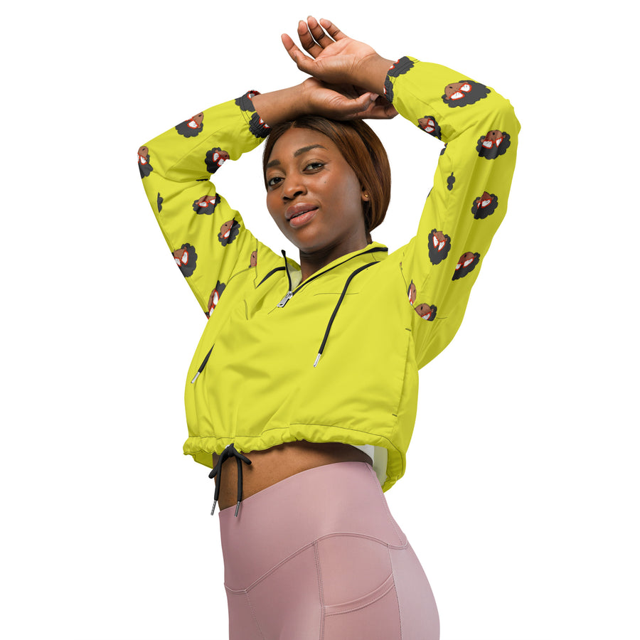 The Only Child 1983 Monogram Sleeve Women’s cropped windbreaker