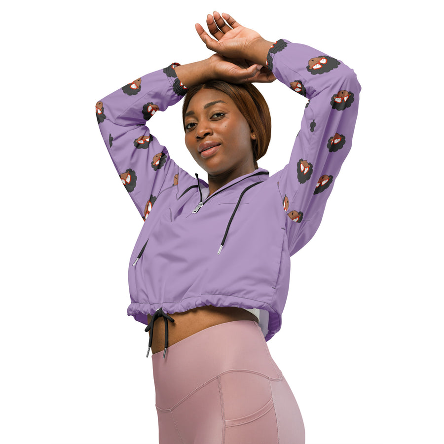 The Only Child 1983 Monogram Sleeve Women’s cropped windbreaker