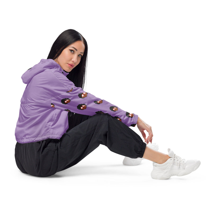 The Only Child 1983 Monogram Sleeve Women’s cropped windbreaker