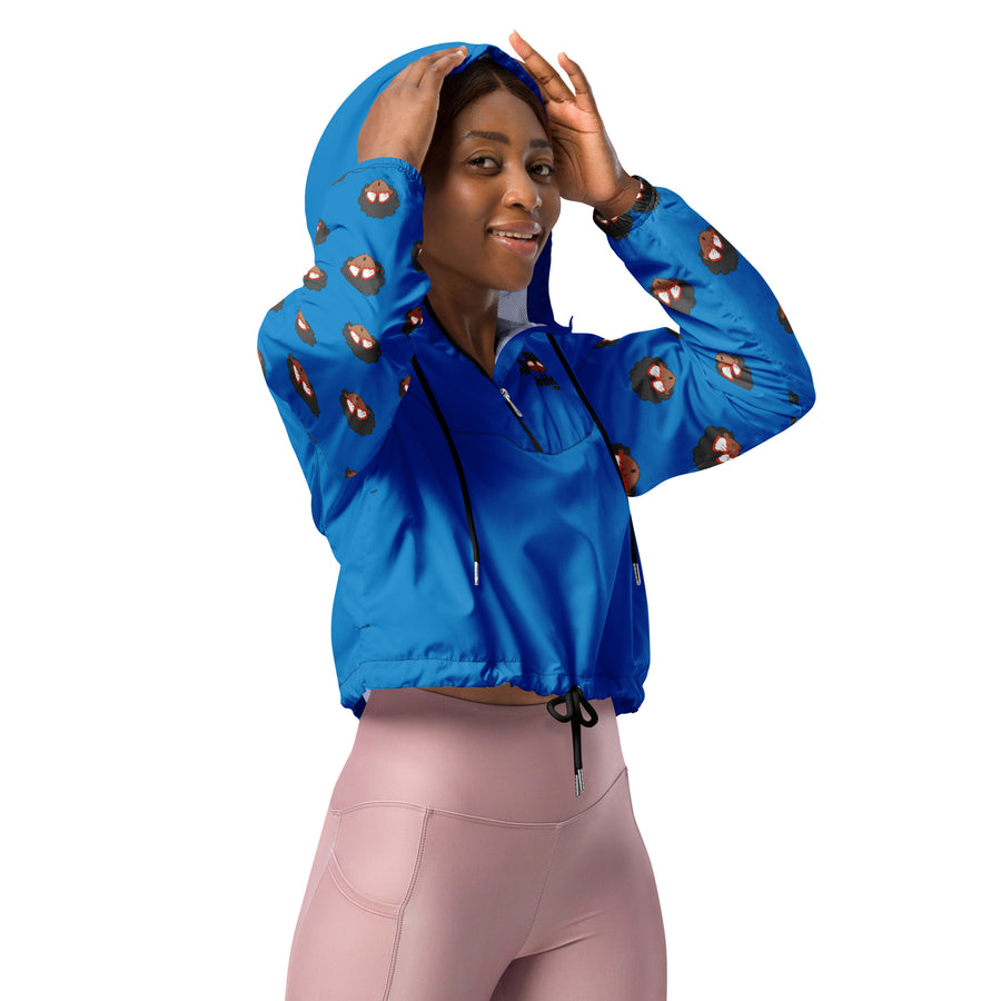 The Only Child 1983 Monogram Sleeve Women’s cropped windbreaker