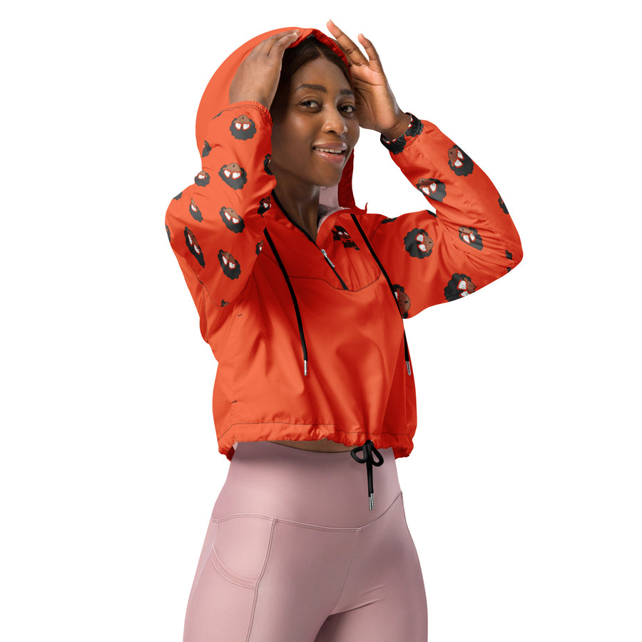 The Only Child 1983 Monogram Sleeve Women’s cropped windbreaker