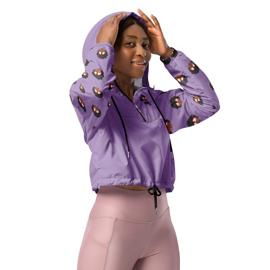 The Only Child 1983 Monogram Sleeve Women’s cropped windbreaker