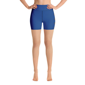The Only Child 1983 Bighead Logo Sideline Yoga Shorts (BLUE)