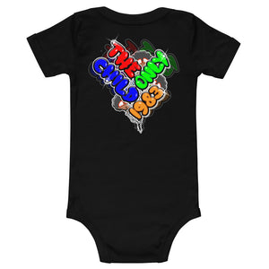 The Only Child 1983 Bunch of Balloons Baby short sleeve one piece