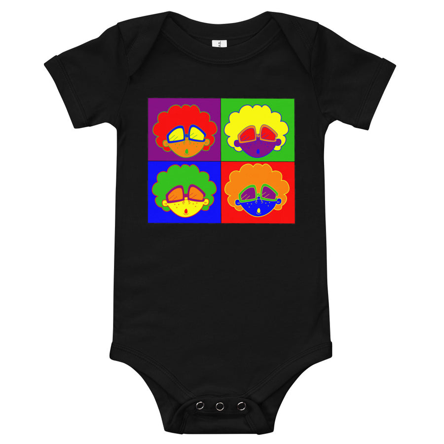 The Only Child 1983 Reggie Warhol Baby short sleeve one piece