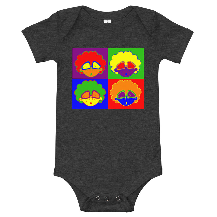 The Only Child 1983 Reggie Warhol Baby short sleeve one piece