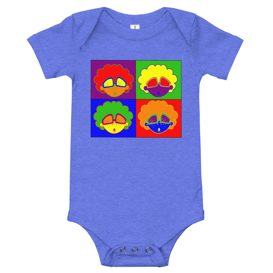The Only Child 1983 Reggie Warhol Baby short sleeve one piece