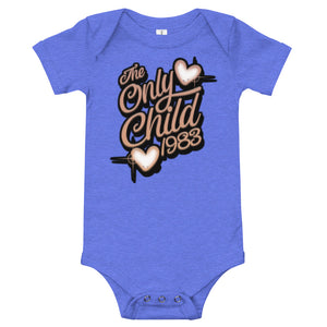 The Only Child 1983 Neat Airbrush Baby short sleeve one piece