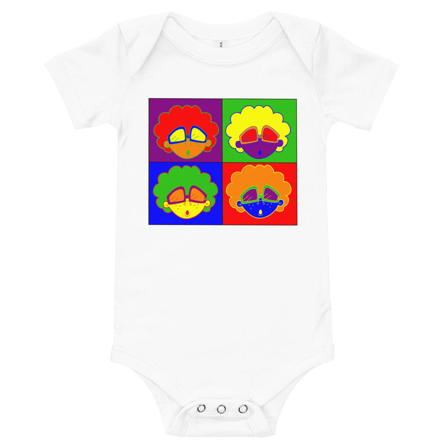 The Only Child 1983 Reggie Warhol Baby short sleeve one piece