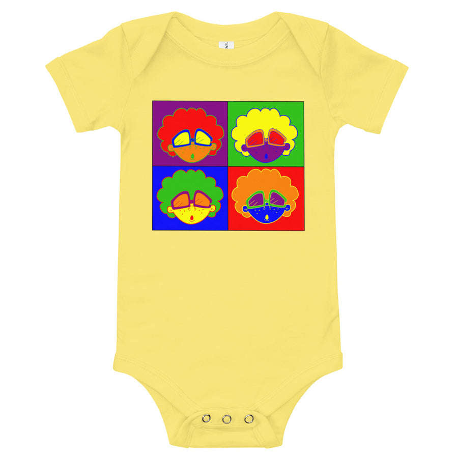 The Only Child 1983 Reggie Warhol Baby short sleeve one piece