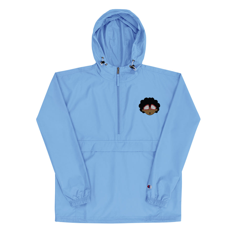THE ONLY CHILD 1983 x CHAMPION Embroidered Packable Windbreaker Jacket