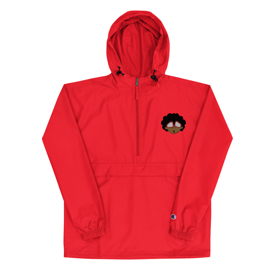 THE ONLY CHILD 1983 x CHAMPION Embroidered Packable Windbreaker Jacket