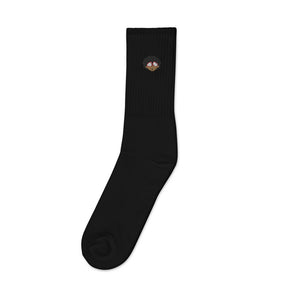 The Only Child 1983 Embroidered Bighead Logo socks
