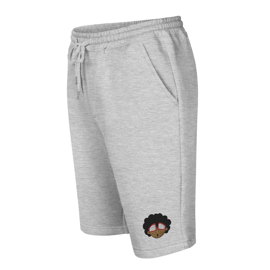 The Only Child 1983 Embroidered Bighead Logo Men's fleece shorts