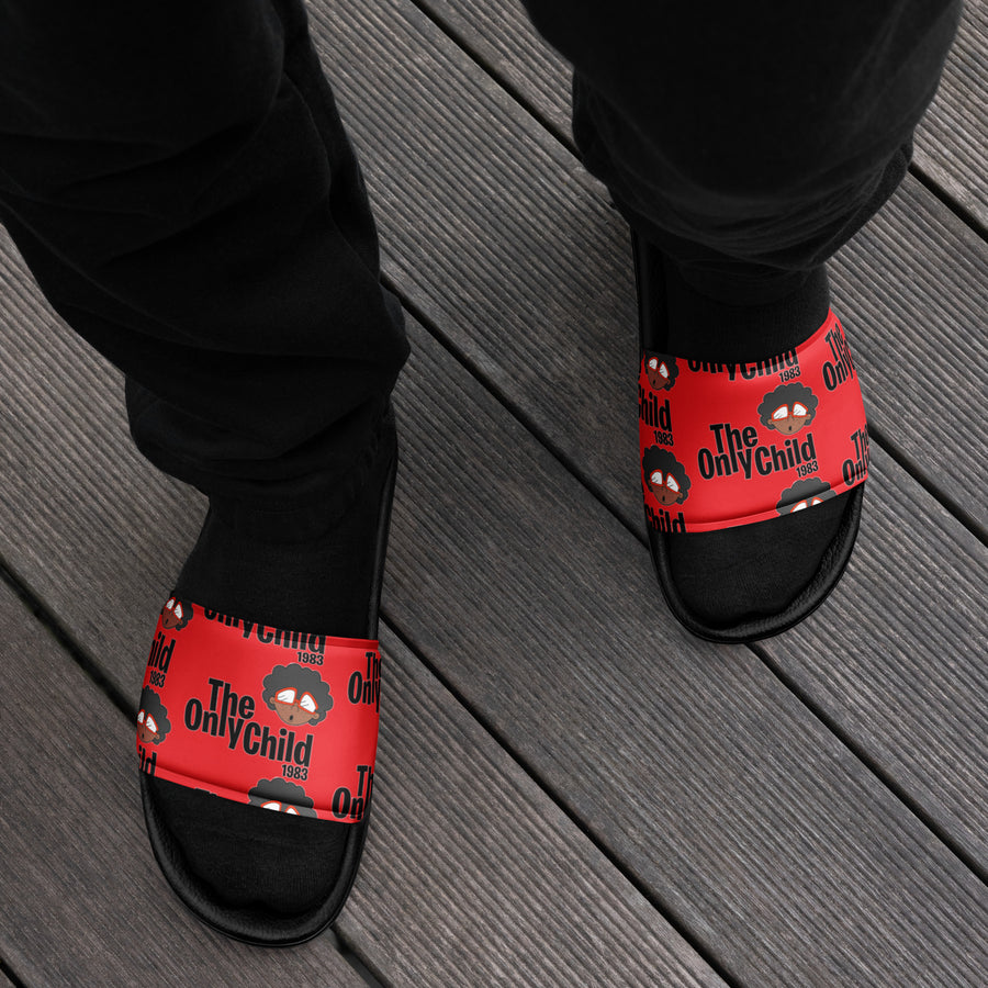 The Only Child 1983 Monogram Full Word Logo Mens slides