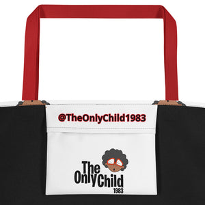 The Only Child 1983  Monogram Bighead Logo Beach Bag
