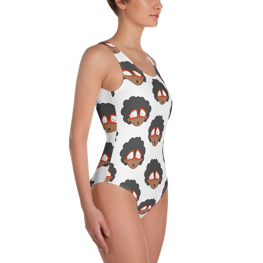 The Only Child 1983 Monogram One-Piece Swimsuit