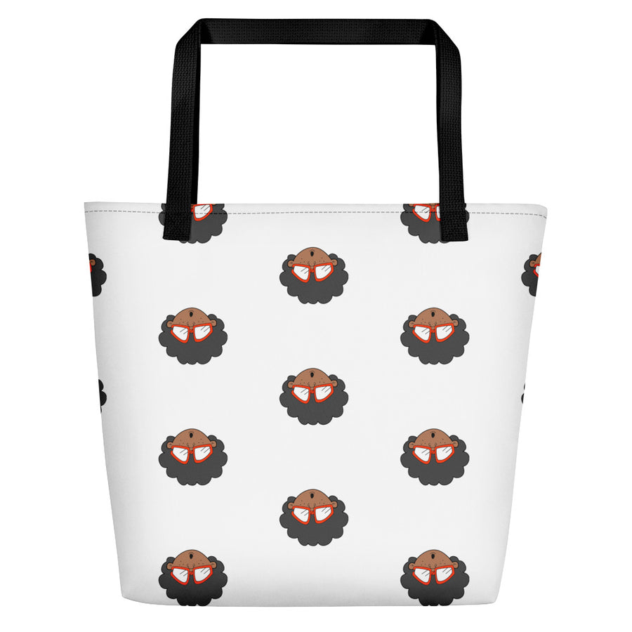 The Only Child 1983  Monogram Bighead Logo Beach Bag