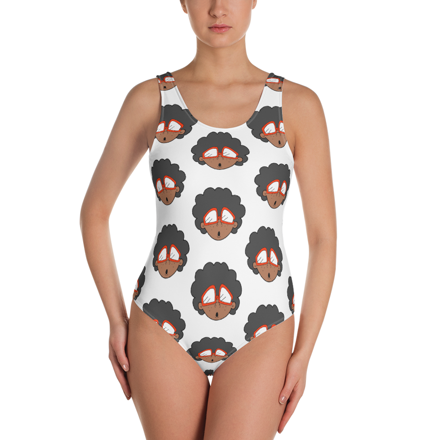 The Only Child 1983 Monogram One-Piece Swimsuit