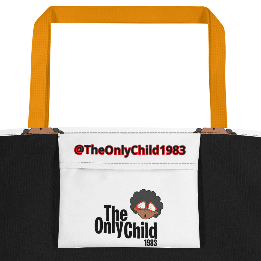 The Only Child 1983  Monogram Bighead Logo Beach Bag