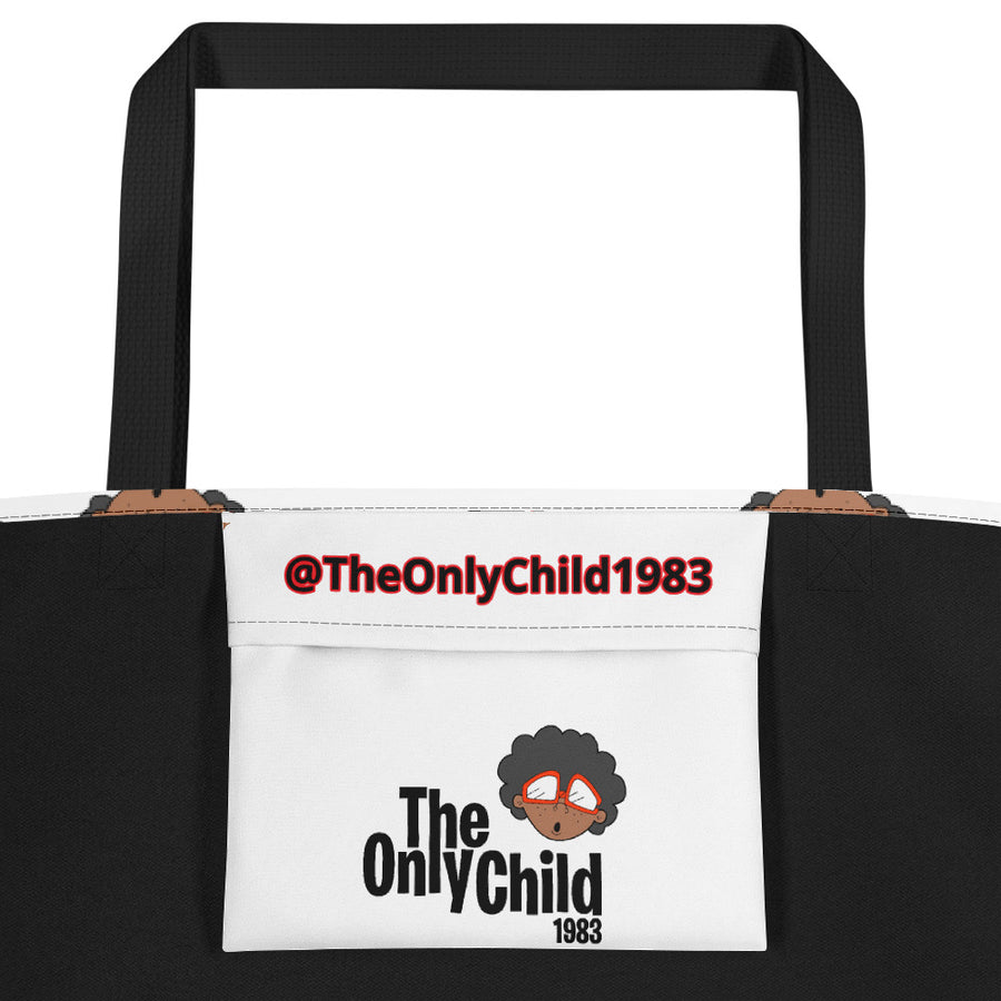The Only Child 1983  Monogram Bighead Logo Beach Bag