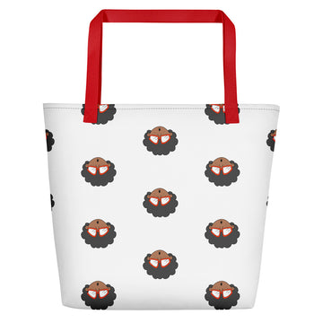 The Only Child 1983  Monogram Bighead Logo Beach Bag
