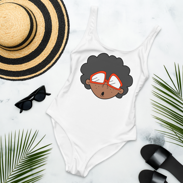 The Only Child 1983 Bighead logo One-Piece Swimsuit