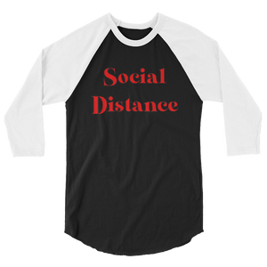 The Only Child 1983 Social Distance 3/4 sleeve raglan shirt