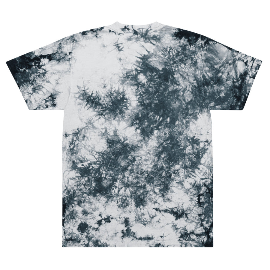 The Only Child 1983 Embroidered Bighead Logo Oversized tie-dye t-shirt