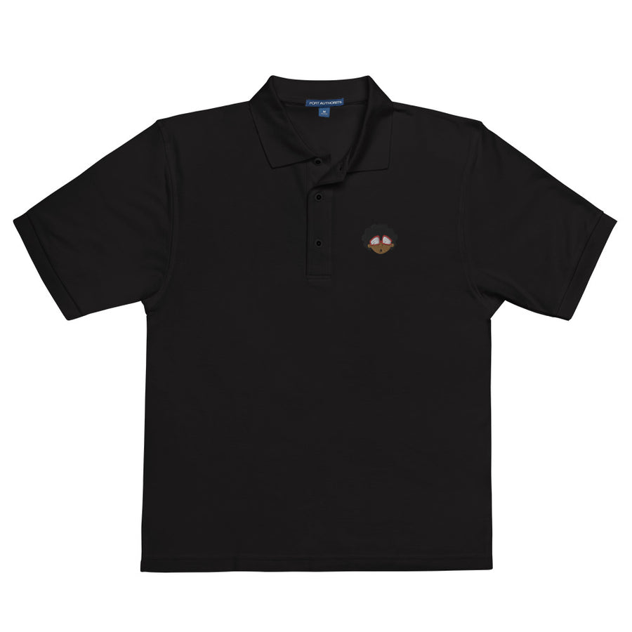 The Only Child 1983 Embroidered Bighead Logo Men's Premium Polo