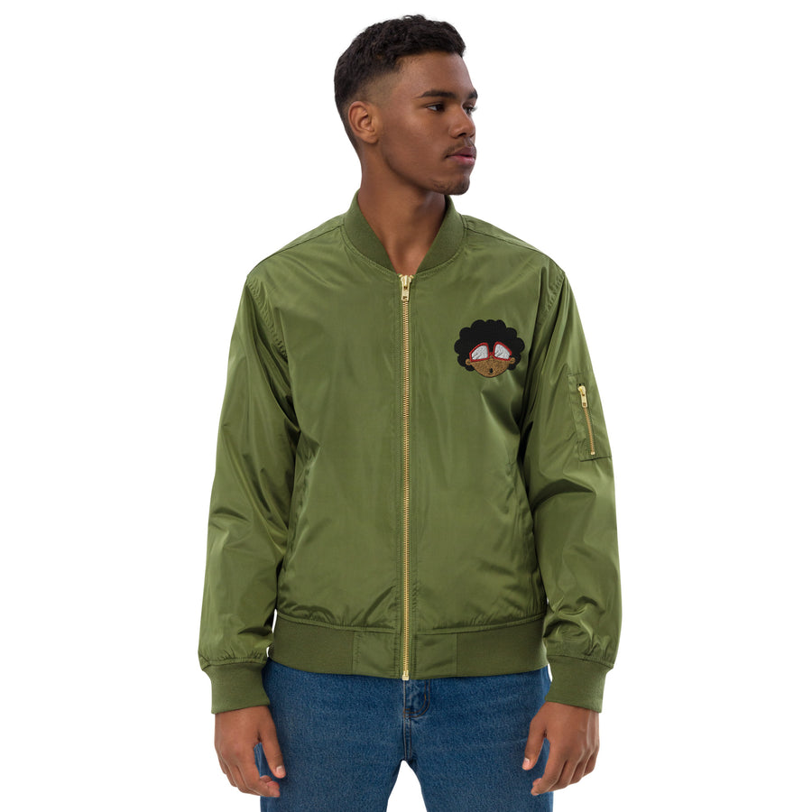 The Only Child 1983 Bighead Logo Premium recycled bomber jacket