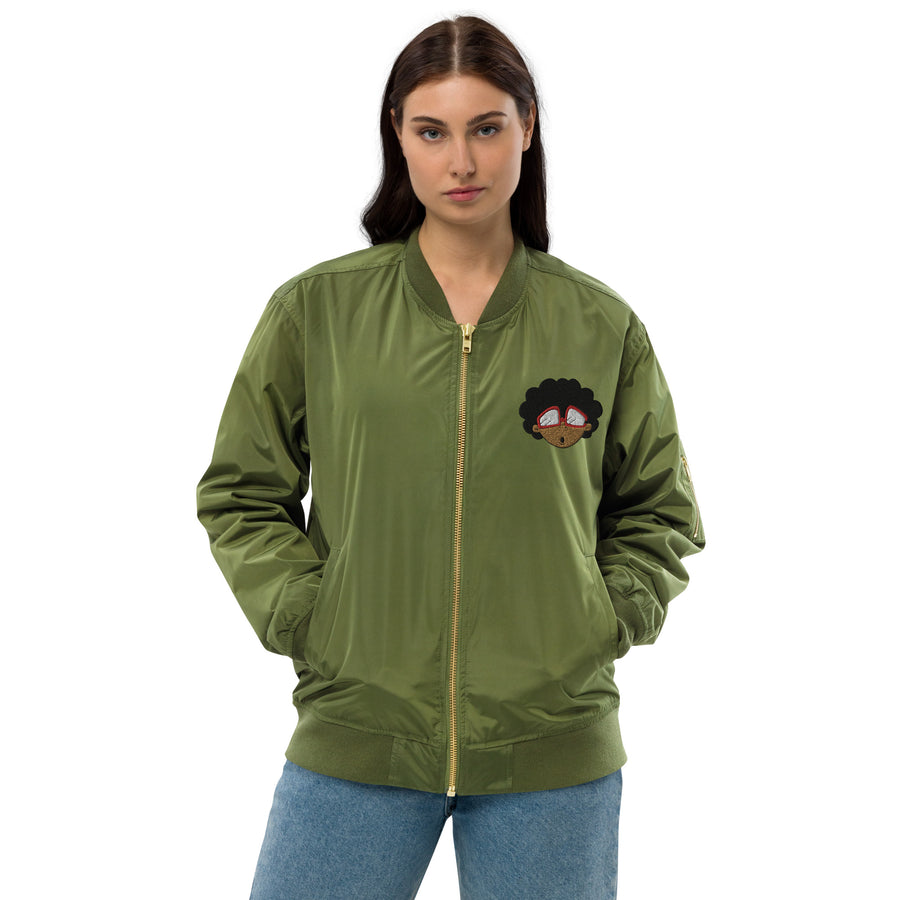 The Only Child 1983 Bighead Logo Premium recycled bomber jacket