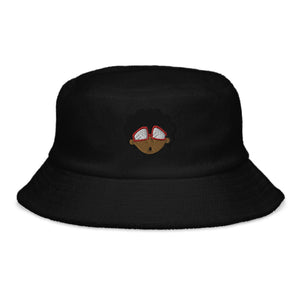 The Only Child 1983 Bighead Logo Terry cloth bucket hat