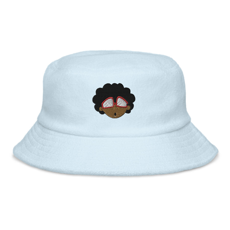 The Only Child 1983 Bighead Logo Terry cloth bucket hat