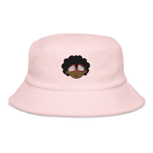 The Only Child 1983 Bighead Logo Terry cloth bucket hat