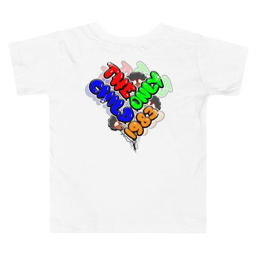 The Only Child 1983 Bunch of Balloons Toddler Short Sleeve Tee