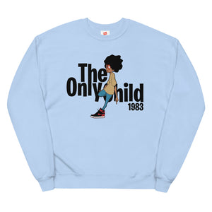 The Only Child 1983 Regg in Bred 1’s Unisex fleece sweatshirt