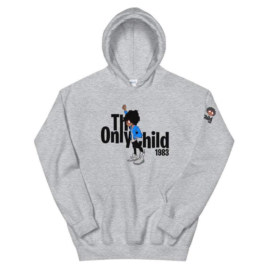 The Only Child 1983 Regg in Mags Unisex Hoodie