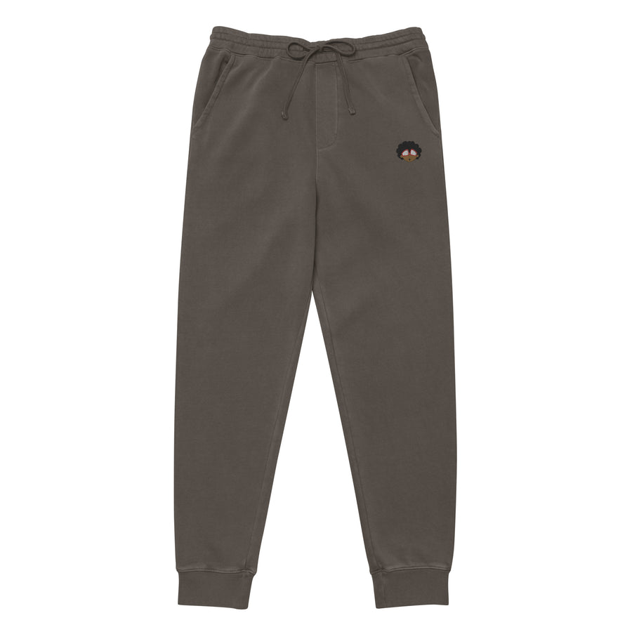 The Only Child 1983 Embroidered Bighead Logo Unisex pigment-dyed sweatpants